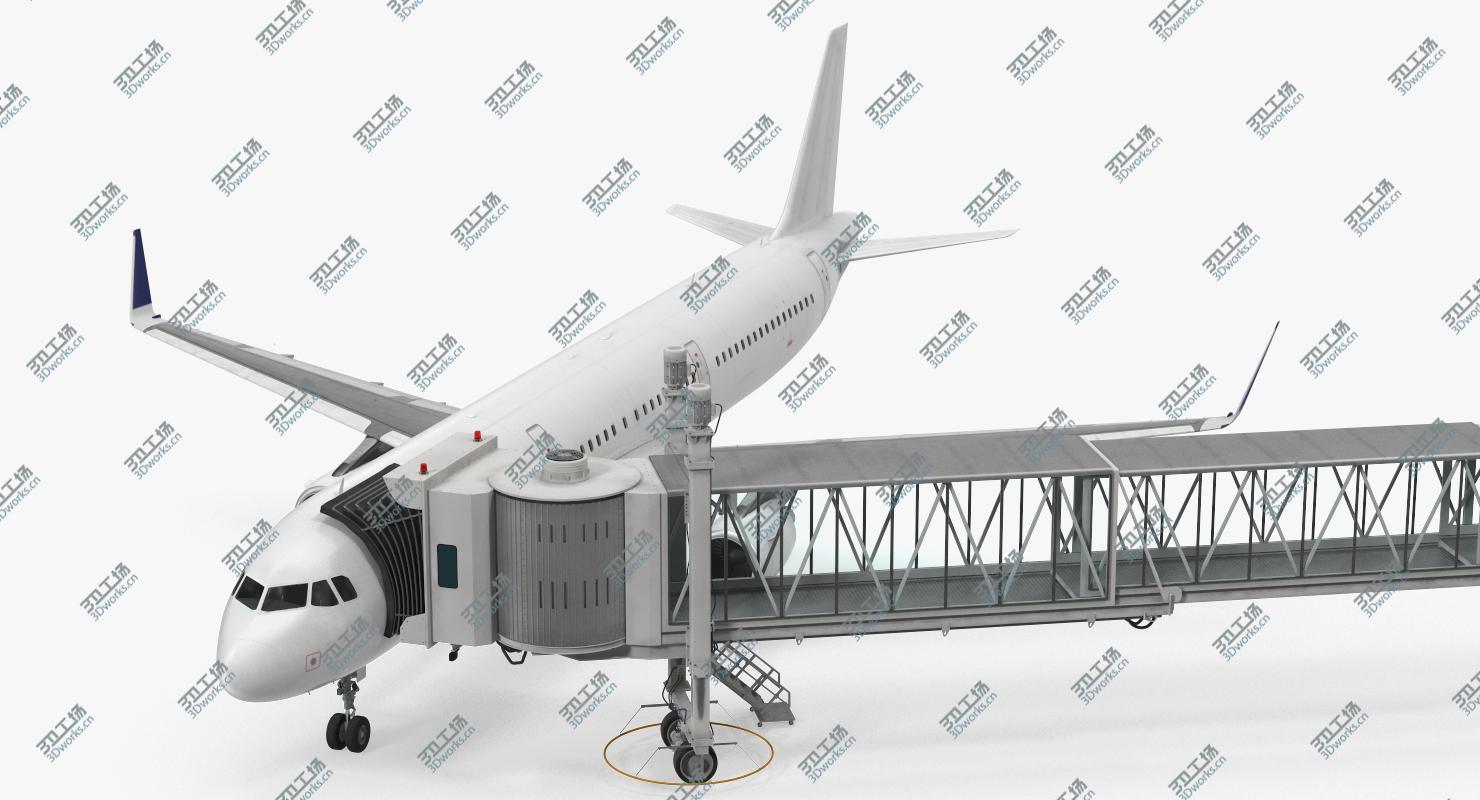 images/goods_img/20210313/Airport Jetway Passenger Bridge with Aircraft 3D model/2.jpg
